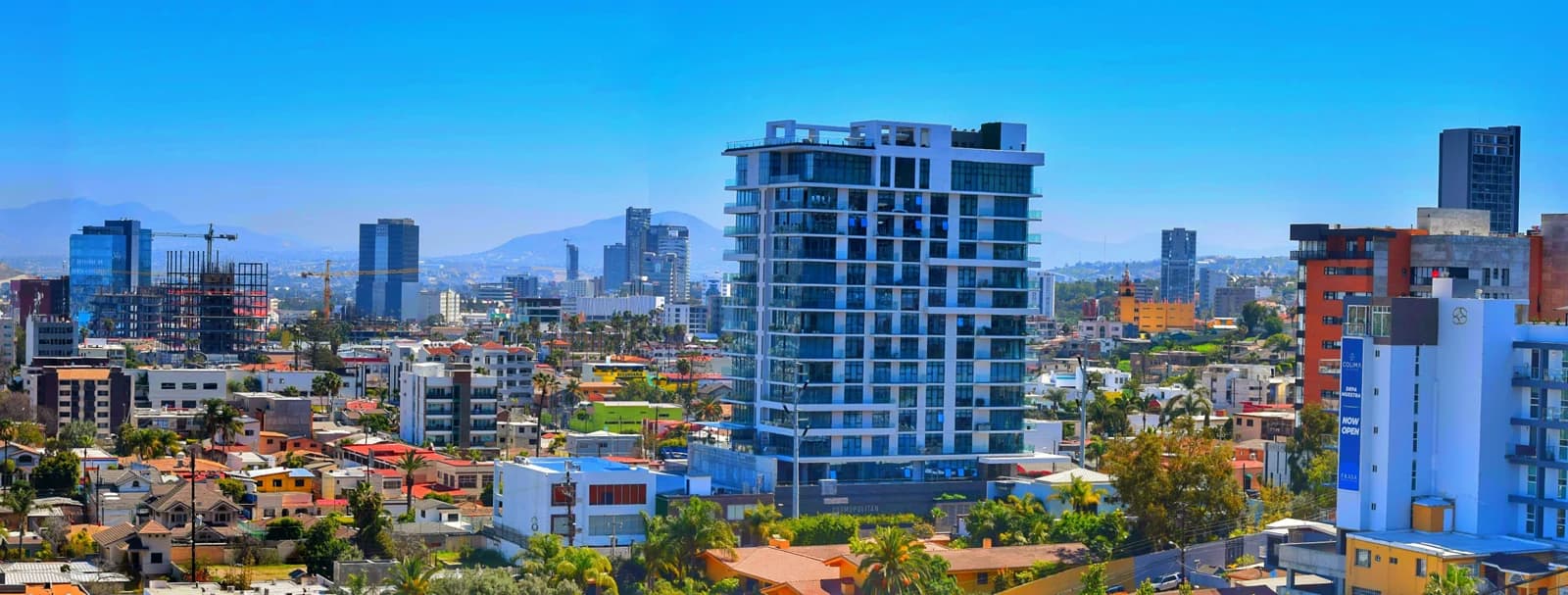 Fotografía panorámica de Tijuana vista desde la colonia La Cacho, tomada en marzo de 2021.